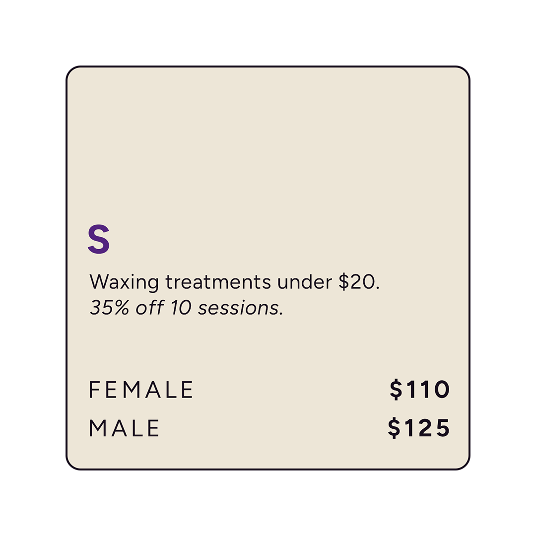 Wax Off-Peak Small Treatment Area