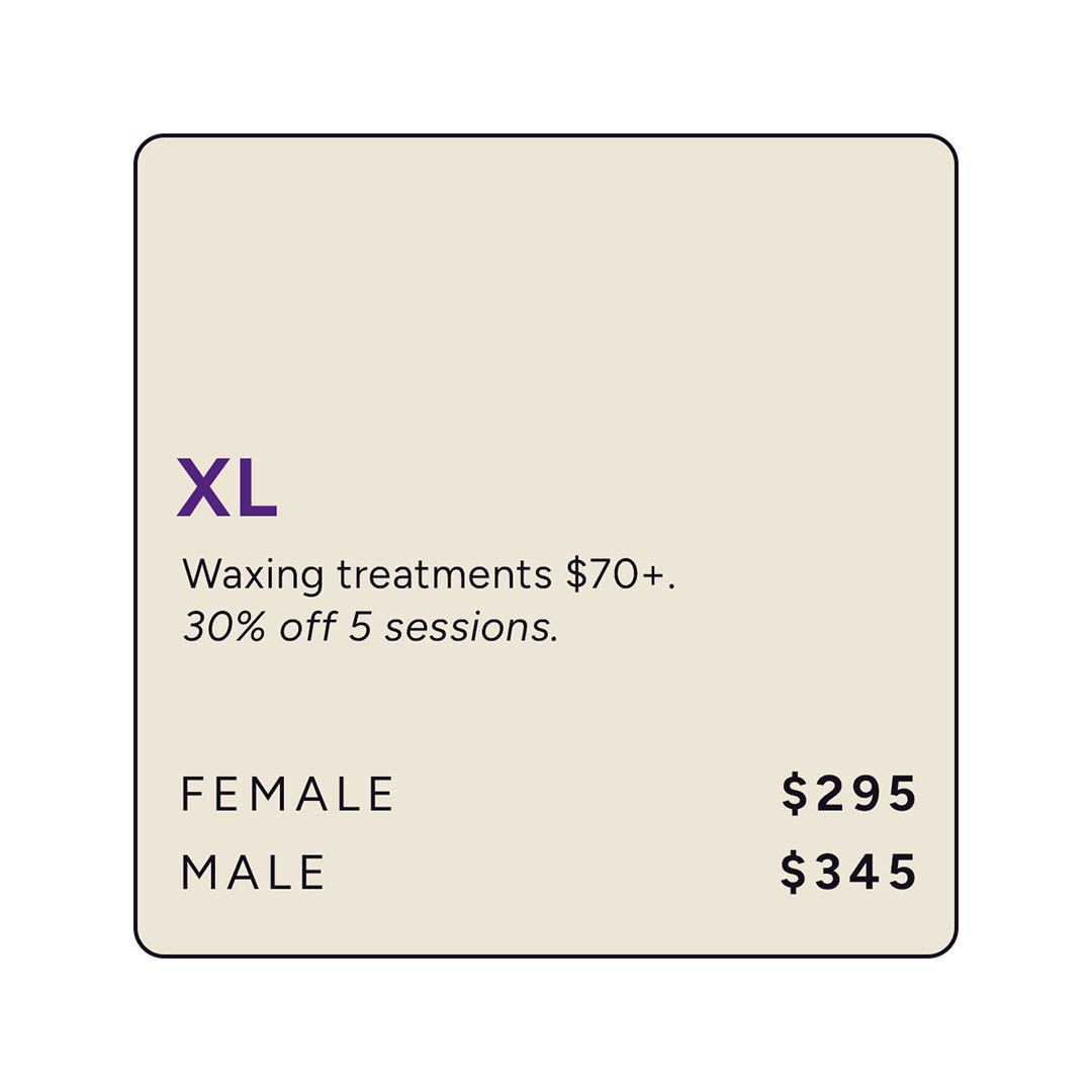 Wax Off-Peak Extra Large Treatment Area