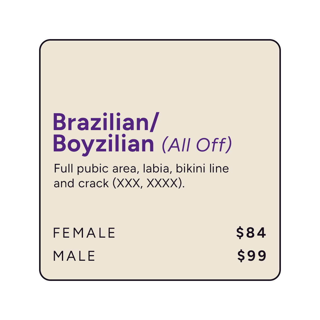 Waxing Brazilian / Boyzilian (All-Off)