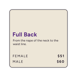 Waxing Full Back