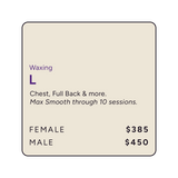 Waxing Large Treatment Area