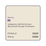 Waxing Medium Treatment Area