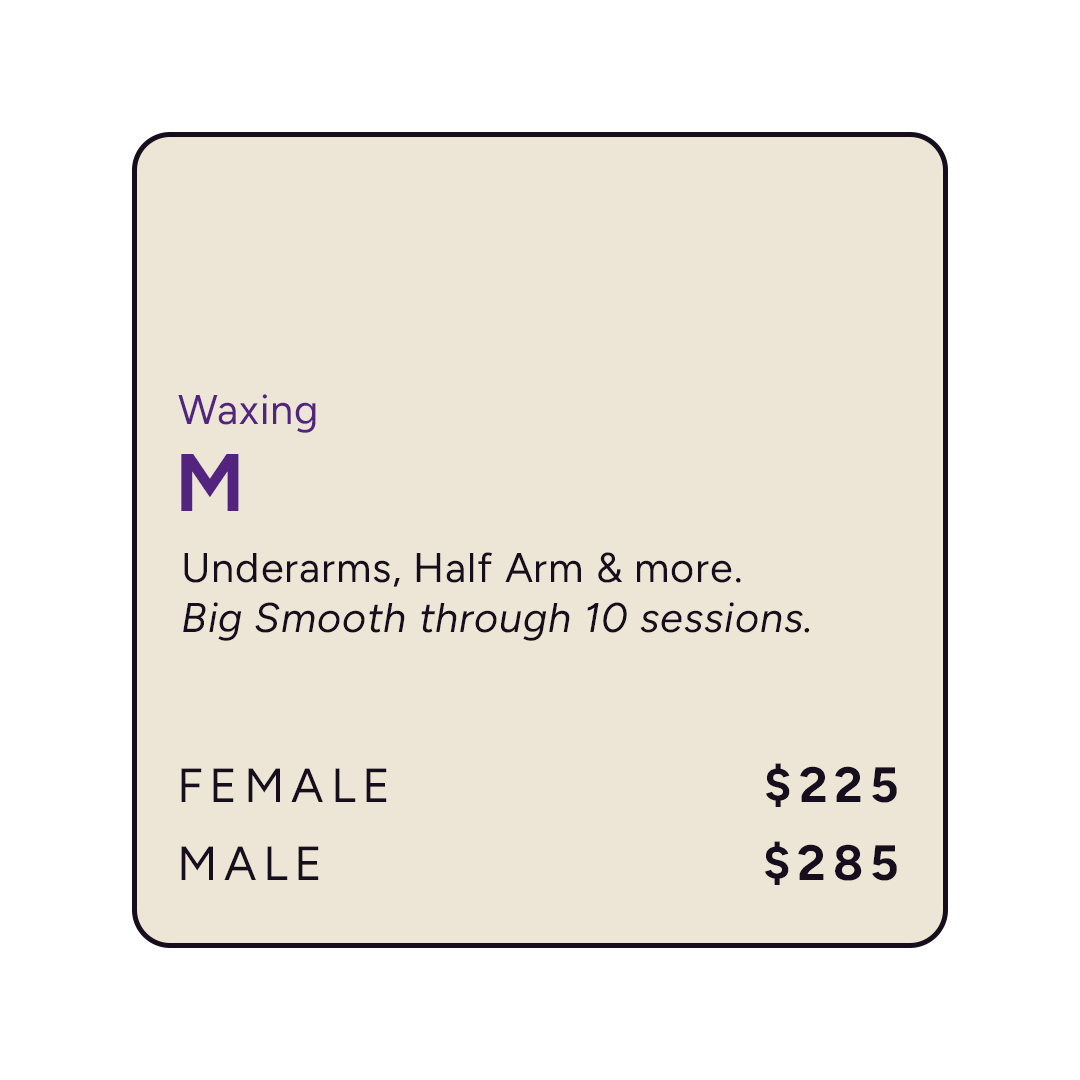 Waxing Medium Treatment Area