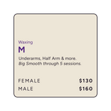 Waxing Medium Treatment Area