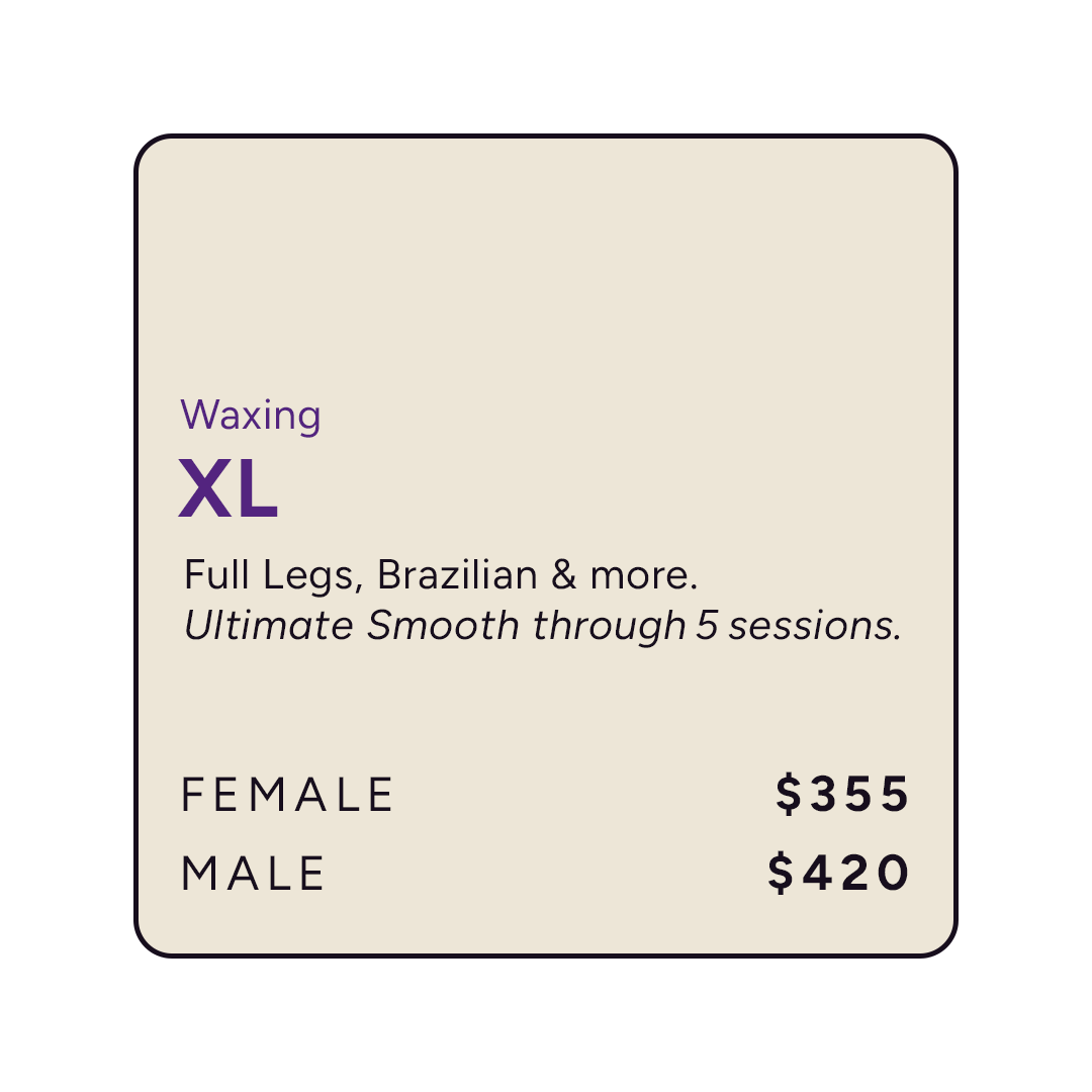 Waxing Extra Large Treatment Area