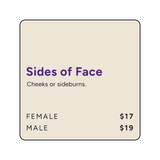 Waxing Sides of Face
