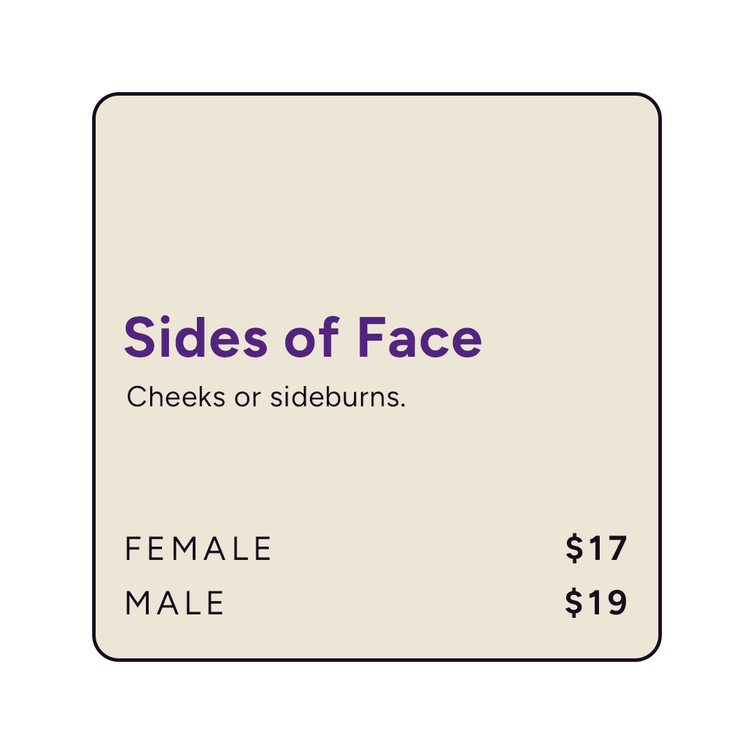 Waxing Sides of Face