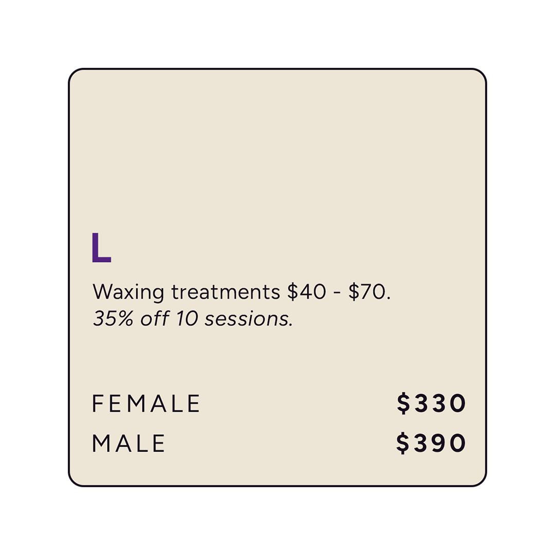 Wax Off-Peak Large Treatment Area