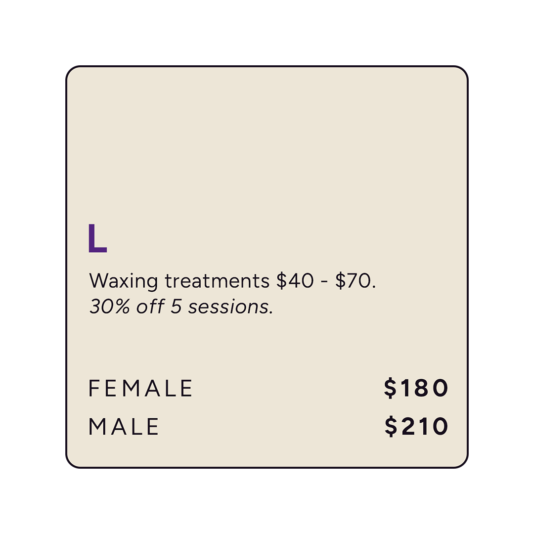Wax Off-Peak Large Treatment Area