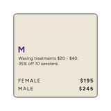 Wax Off-Peak Medium Treatment Area
