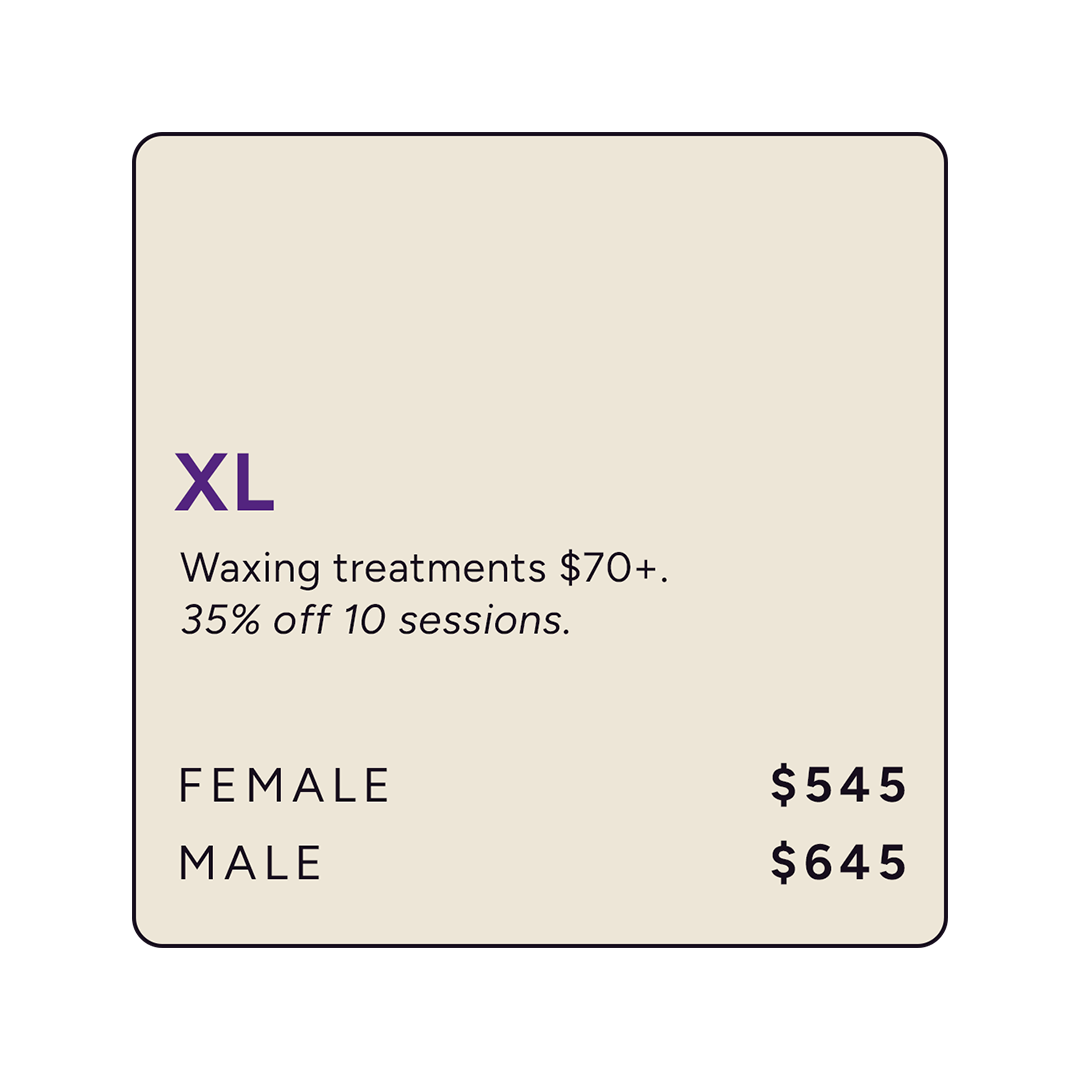 Wax Off-Peak Extra Large Treatment Area
