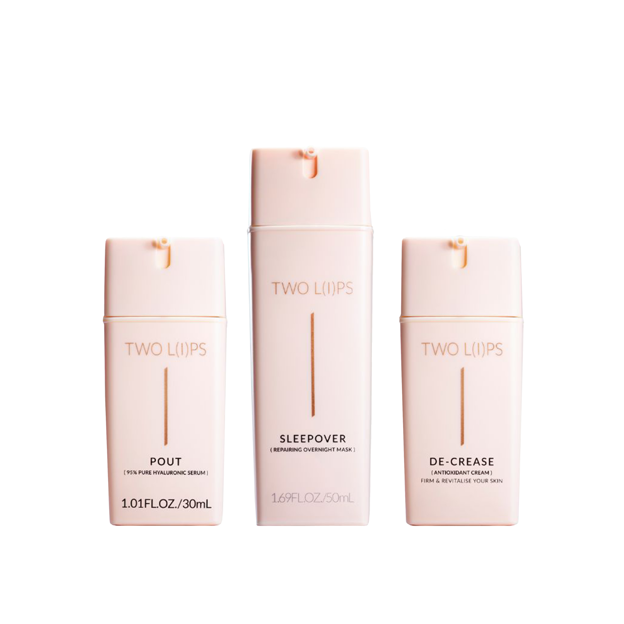 Two Lips Rosebud Kit Pout Sleepover De-crease Strip Singapore