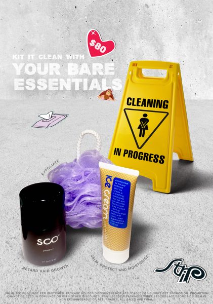 Kit it Clean with your bare essentials